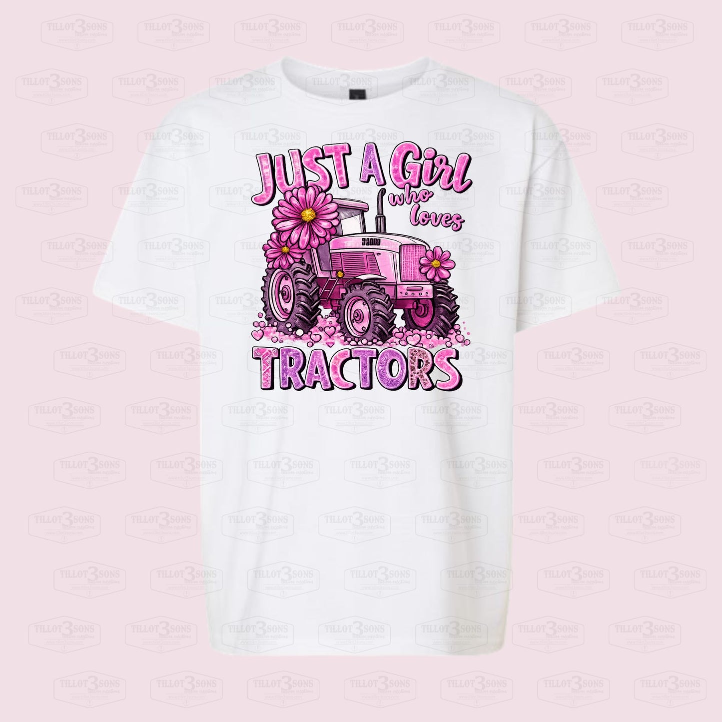 Just a Girl Who Loves Tractors - Youth t-shirt