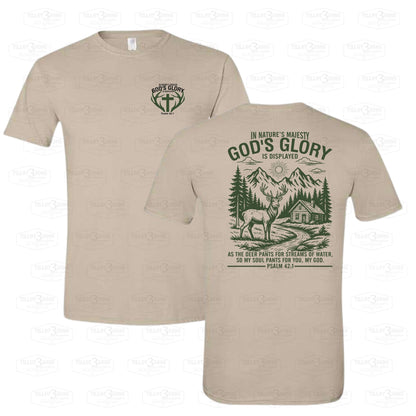 Nature's Majesty Psalm 42:1  graphics t-shirt or hoodie