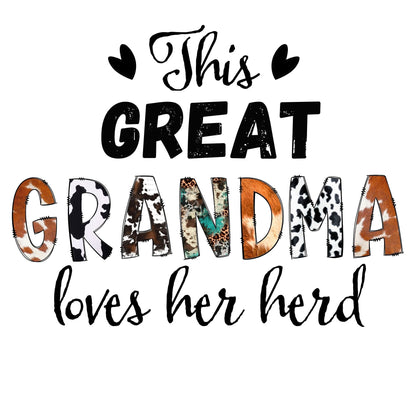 This Mama Loves Her Herd = T-shirt