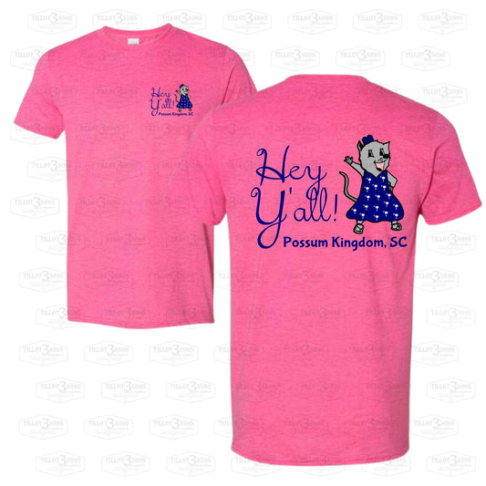Hey Y'all from Possum Kingdom - graphics t-shirts