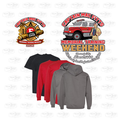 Captain Mac Fitts Memorial Training Weekend 2026 | Shirts and Hoodies
