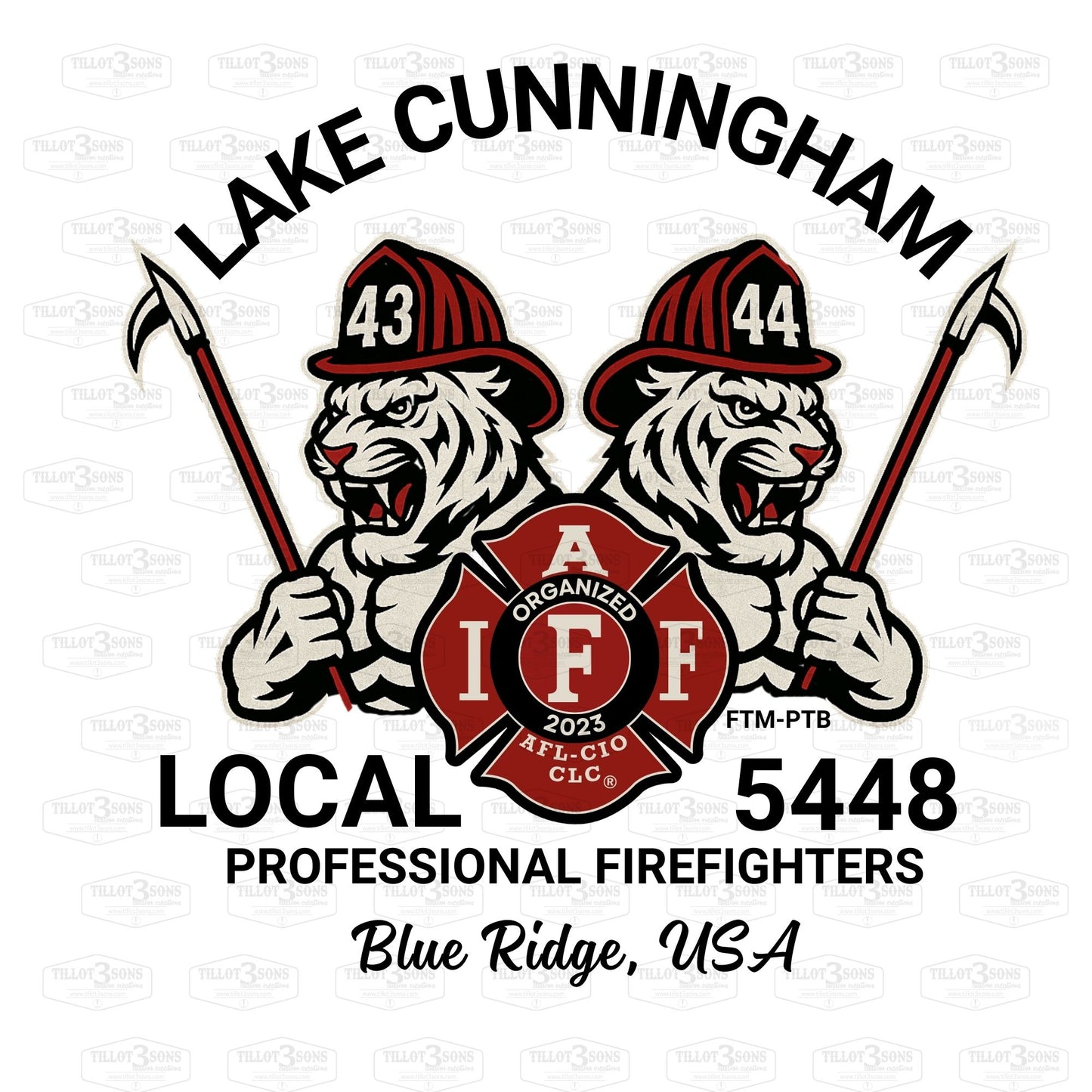 Lake Cunningham Fire Department  - IAFF shirts