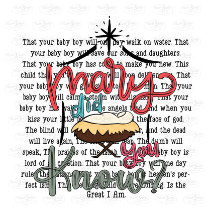 Mary Did You Know? |sweatshirt