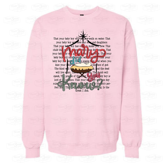 Mary Did You Know? |sweatshirt