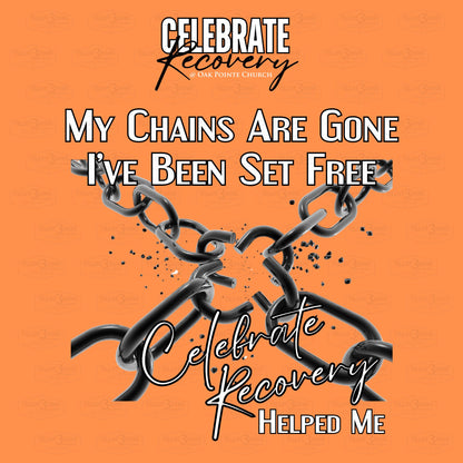 My Chains are Gone - Celebrate Recovery at OPC t-shirt