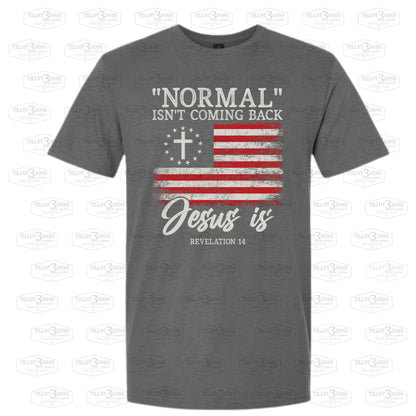 Normal Isn't Coming Back - Jesus Is | graphics t-shirt