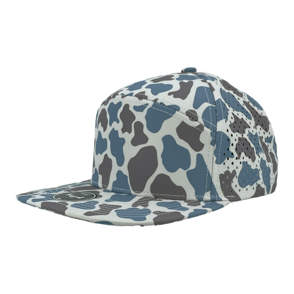 Zapped Osprey Camo hats with optional laser engraved patch