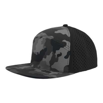 Zapped Osprey Camo hats with optional laser engraved patch