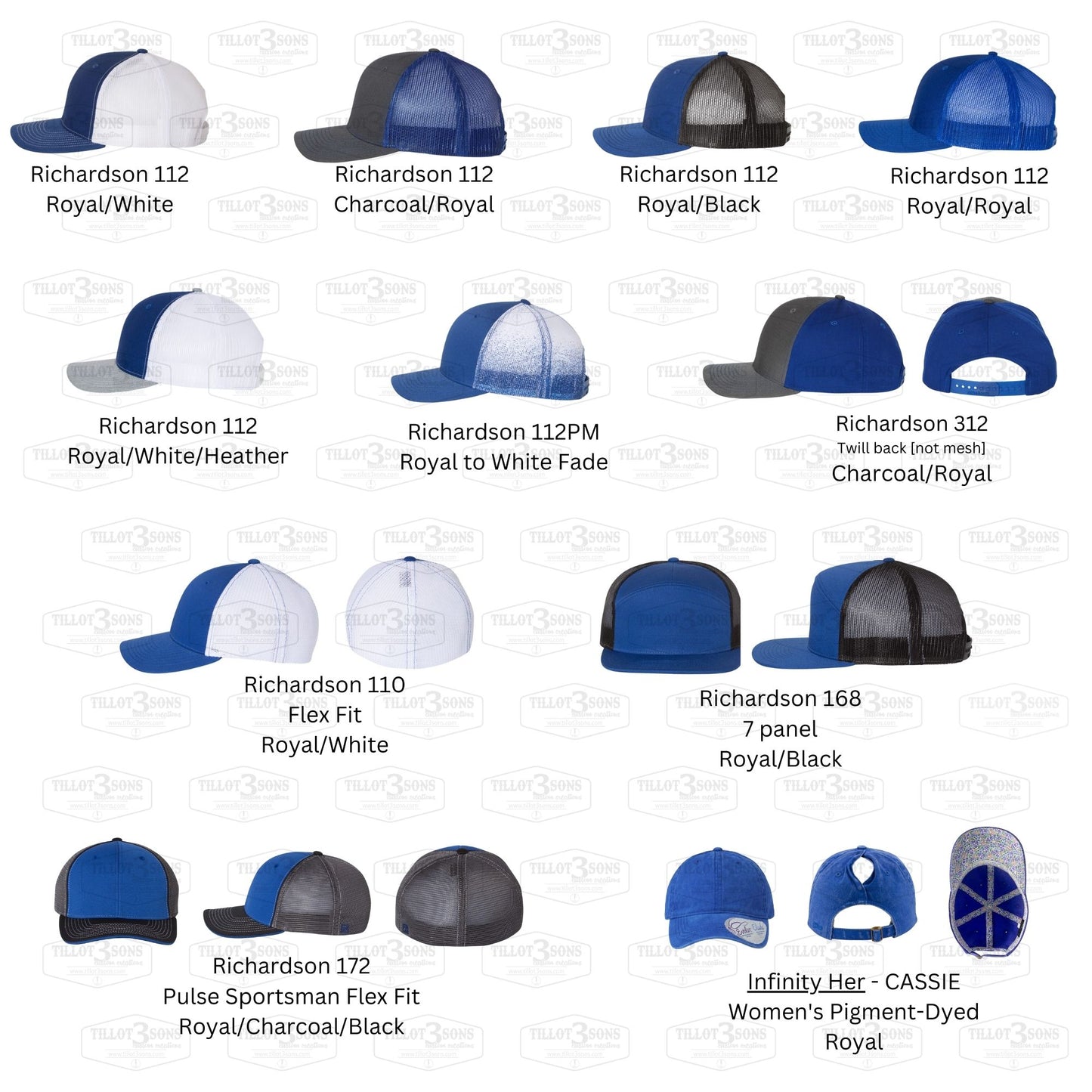 Wildcat Pride Baseball Hats with Laser Engraved Patch