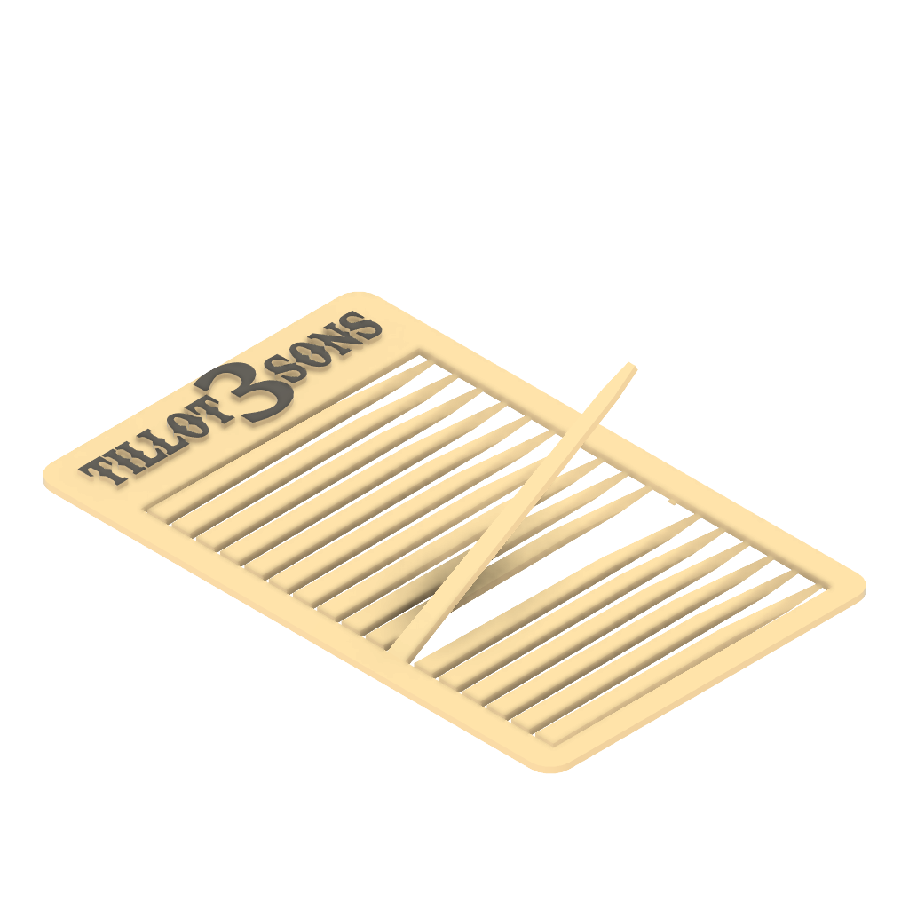 Toothpick Business Cards