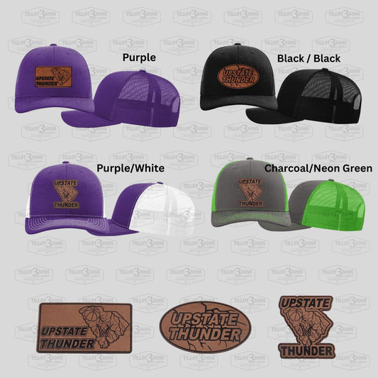 Upstate Thunder - Richardson Brand Hats with Laser Engraved Patch