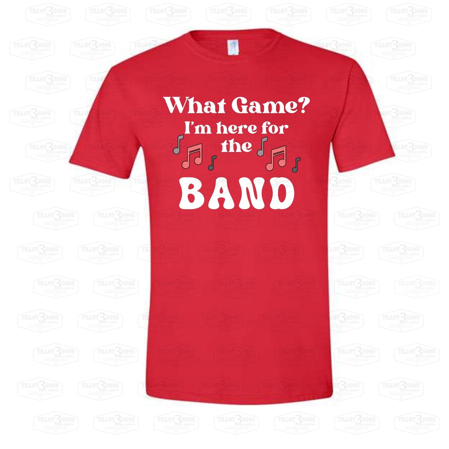 What Game? I'm here for the Band - graphics t-shirt