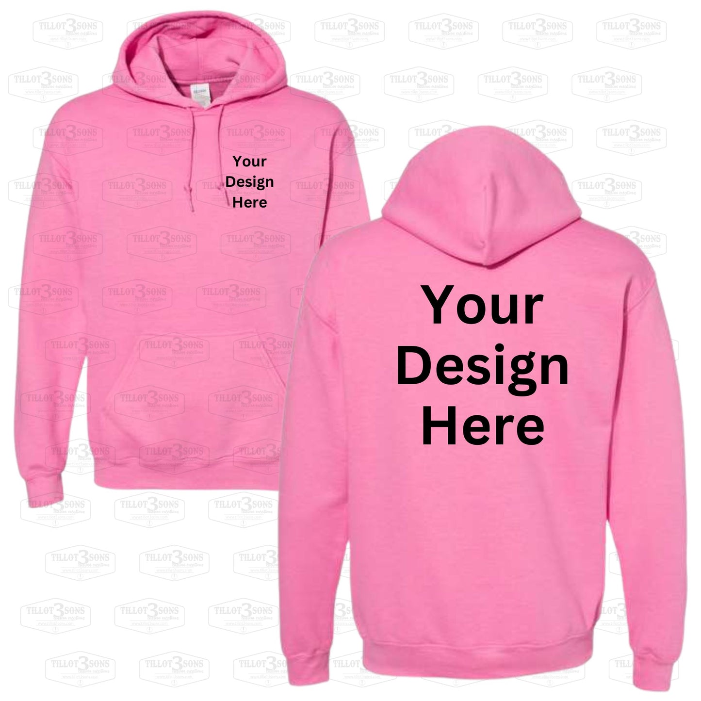 Custom designed with your logo - long sleeve t-shirts or hoodies