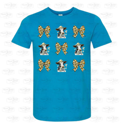 Sunflower, Cows & Coquette Bows and Deer T-shirt or Hoodies image 2