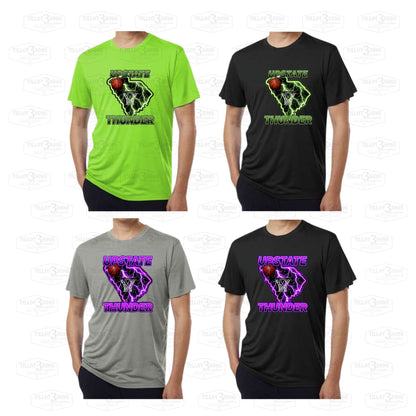 Performance T-shirt with Upstate Thunder logo
