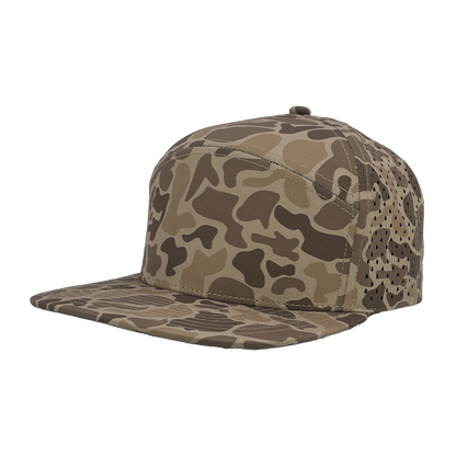 Zapped Osprey Camo hats with optional laser engraved patch