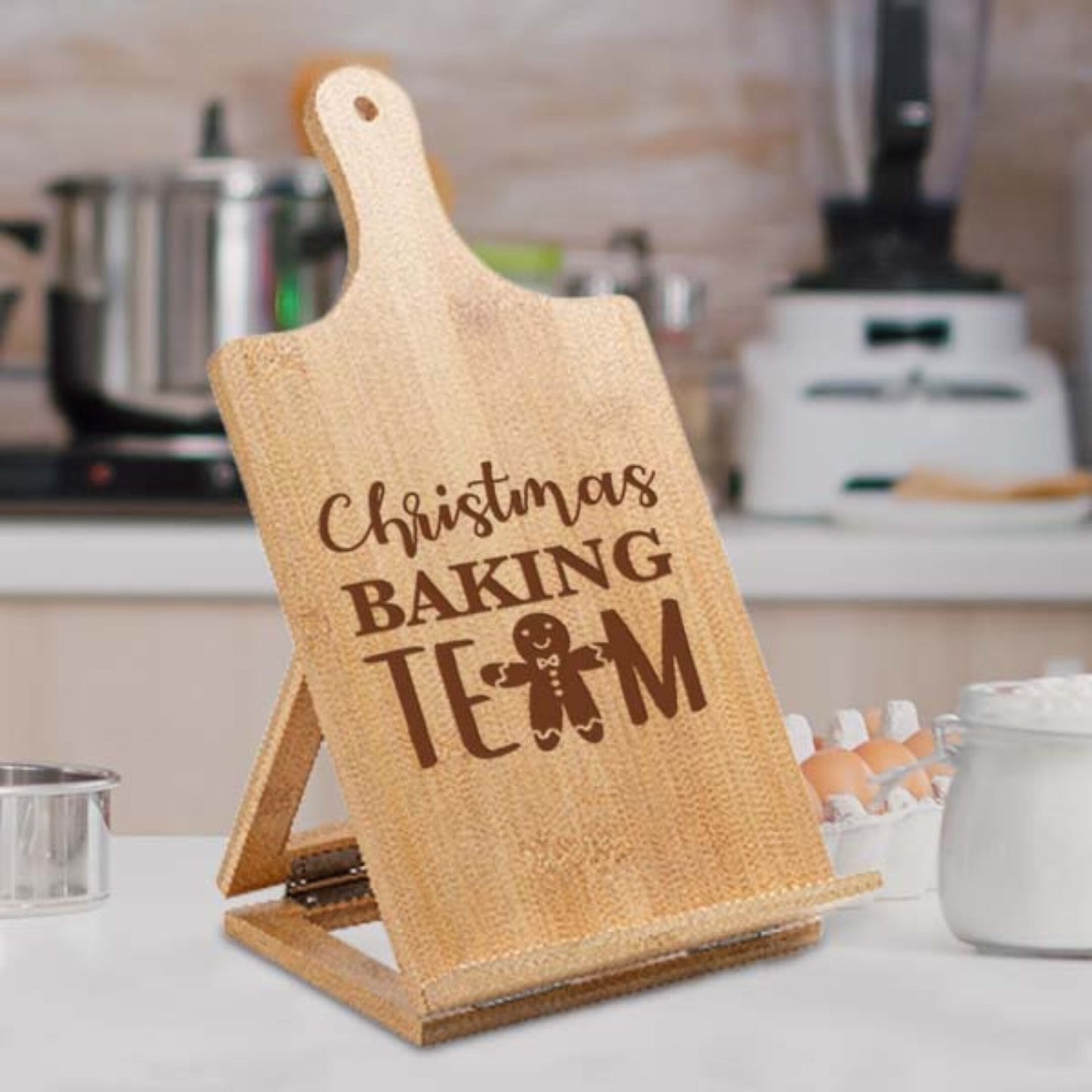 Cutting Board Cookbook Easel/Stand - Personalized