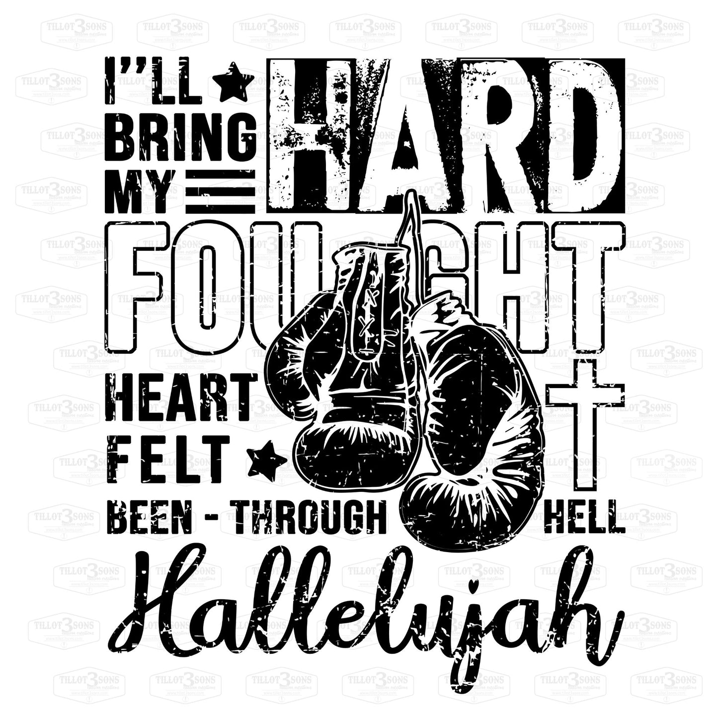 Hard Fought Hallelujah t-shirt