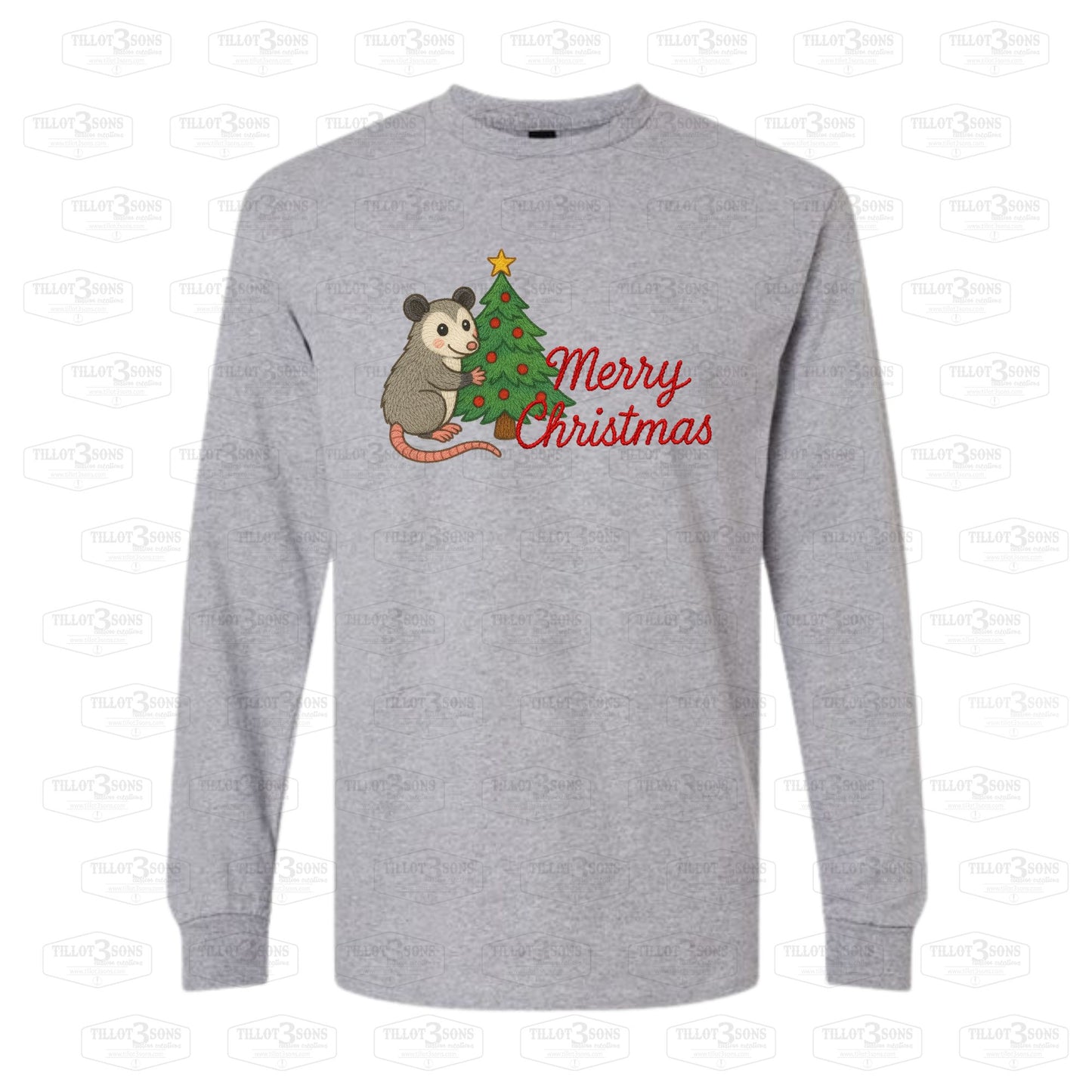 Possum Kingdom kid with Christmas Tree | graphics t-shirt