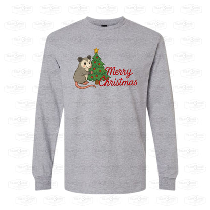 Possum Kingdom kid with Christmas Tree | graphics t-shirt