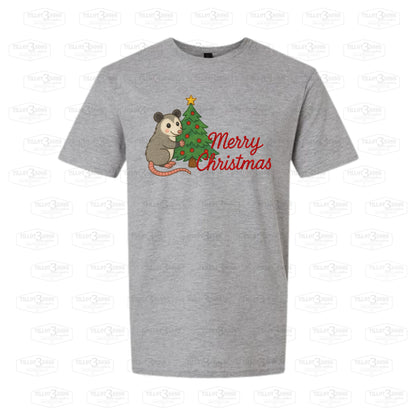 Possum Kingdom kid with Christmas Tree | graphics t-shirt