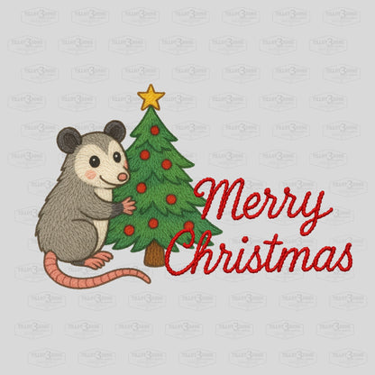 Possum Kingdom kid with Christmas Tree | graphics t-shirt