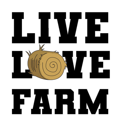 Live Love Farm graphics t-shirt