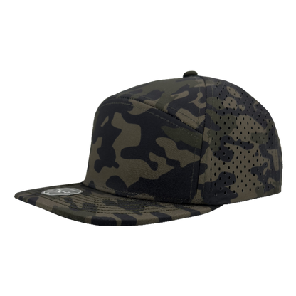 Zapped Osprey Camo hats with optional laser engraved patch