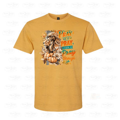 Pray Over It, Pray Through It | graphics t-shirt