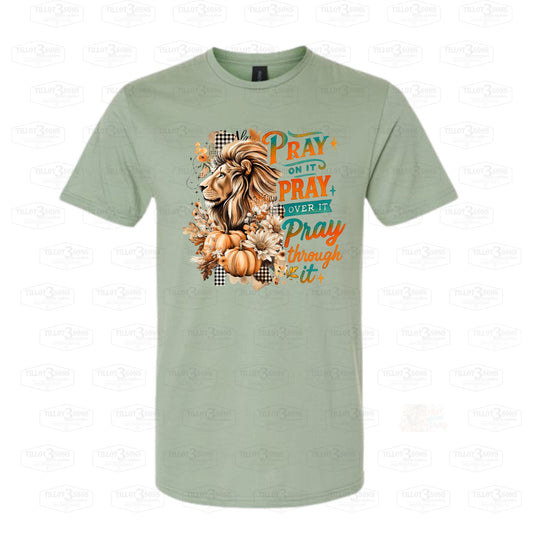 Pray Over It, Pray Through It | graphics t-shirt