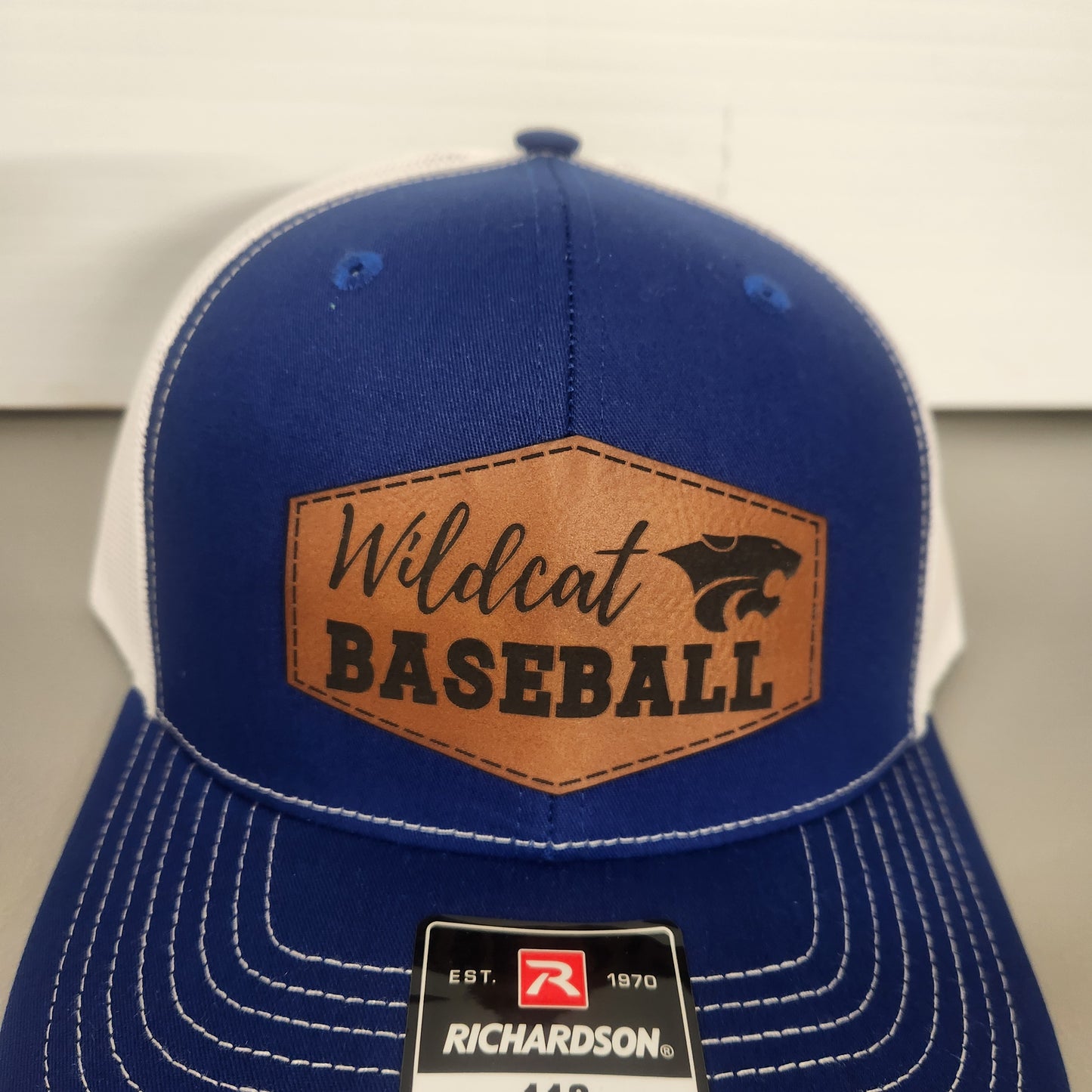 Wildcat Pride Baseball Hats with Laser Engraved Patch
