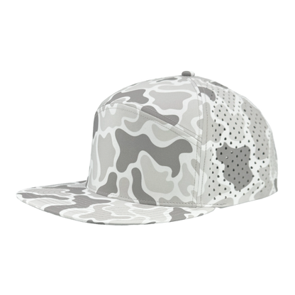 Zapped Osprey Camo hats with optional laser engraved patch