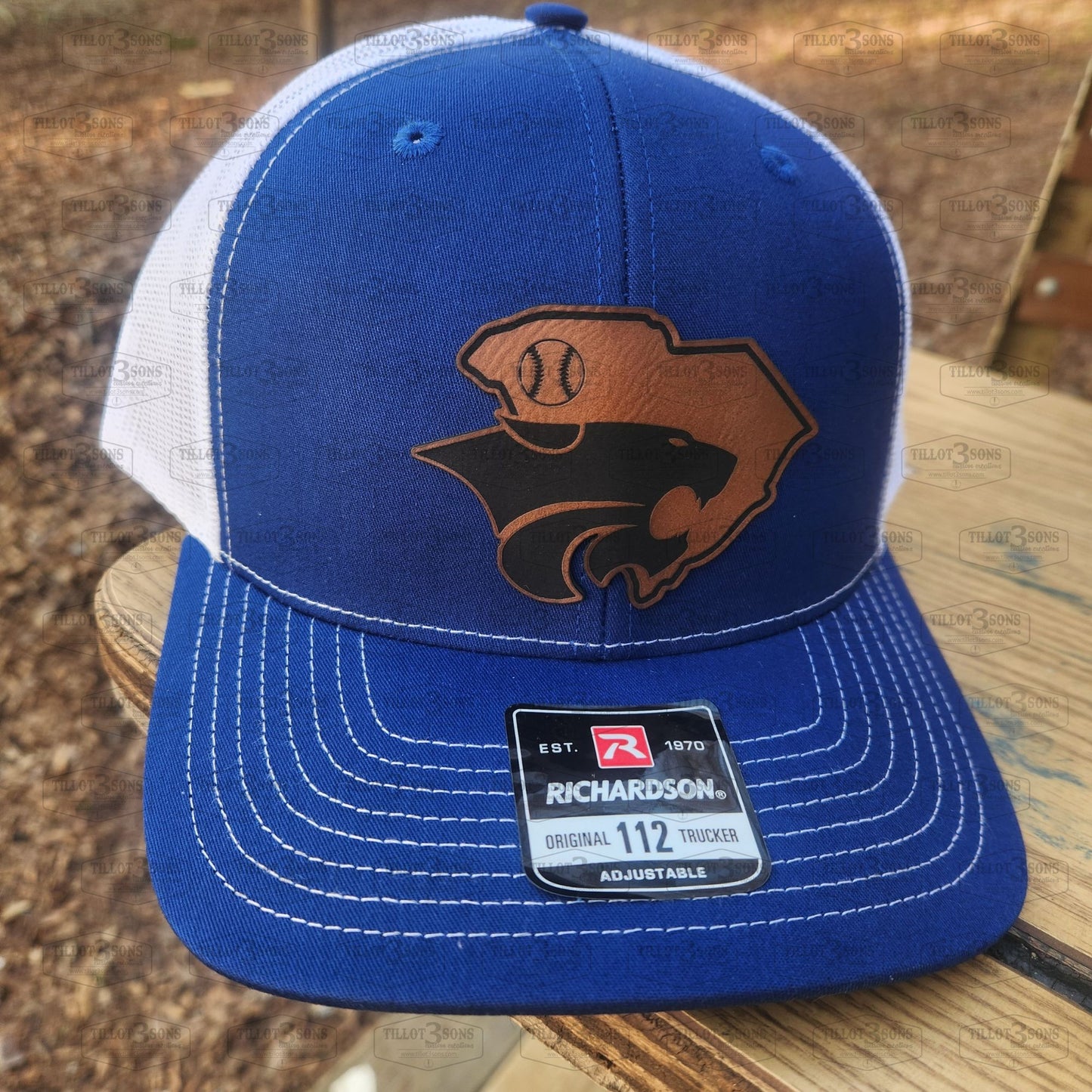 Wildcat Pride Baseball Hats with Laser Engraved Patch
