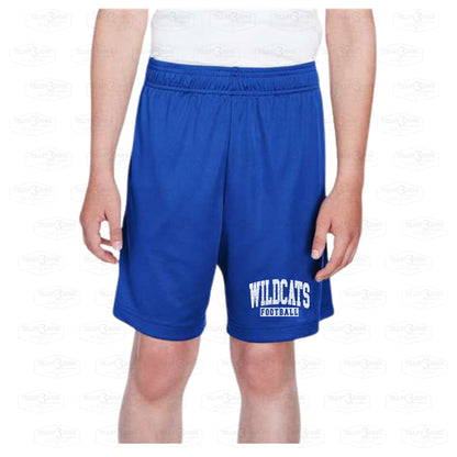 Wildcats Football Performance Shorts - YOUTH