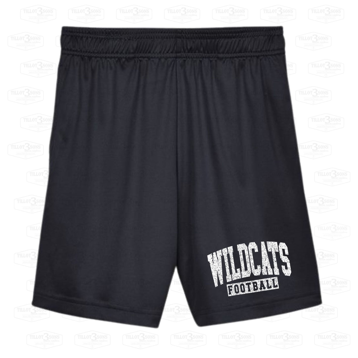 Wildcats Football Performance Shorts - ADULT