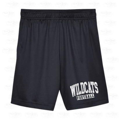 Wildcats Football Performance Shorts - ADULT