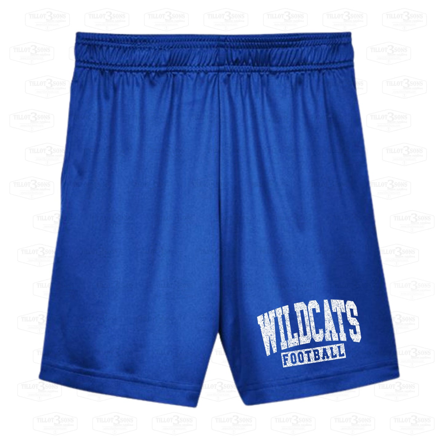 Wildcats Football Performance Shorts - ADULT