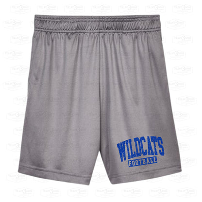 Wildcats Football Performance Shorts - ADULT